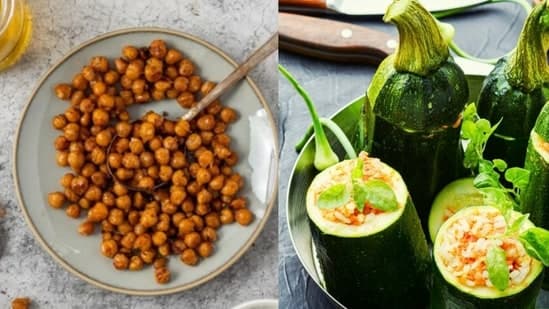 From roasted chickpeas to cucumber boats, healthy monsoon snack ideas