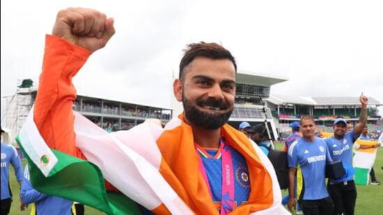 Virat Kohli was adjudged the Player of the Match in the T20 World Cup final. (REUTERS)