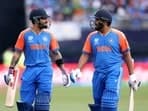 India's Rohit Sharma and Virat Kohli during the T20 World Cup.