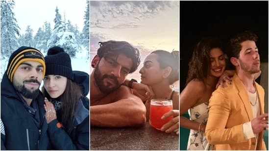 As much as the internet adores celebrity weddings, they definitely have a soft spot in their hearts for stars' honeymoons. As newly-married Sonakshi Sinha and Zaheer Iqbal's honeymoon photos go viral, we decided to look back at snippets from our favourite stars' holidays. From Priyanka Chopra and Nick Jonas to Anushka Sharma and Virat Kohli, these couples gave us extreme getaway envy.&nbsp;