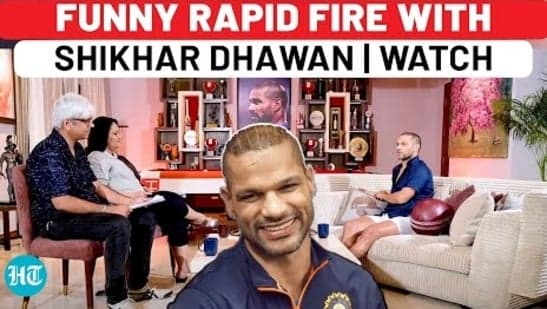 Shikhar Dhawan Reveals Funniest Sledge, Favourite Opening Partner, Bizarre Rumour In HT Rapid Fire