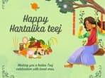 Happy Hartalika Teej 2024: Special wishes and images to celebrate Hartalika Teej. 