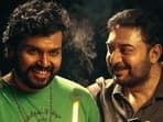 Meiyazhagan review: Karthi and Arvind Swami in a still from the film.