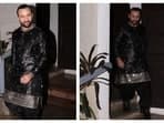 Saif Ali Khan's outfit embodied festive vibes, a perfect inspiration for the upcoming season. 