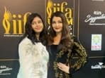 Aaradhya Bachchan and Aishwarya Rai attended the IIFA Utsavam ceremony in Abu Dhabi on Friday.