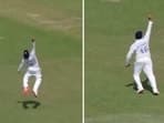 Rohit Sharma took a stunning one-handed catch on Day 4 on the 2nd Test against Bangladesh