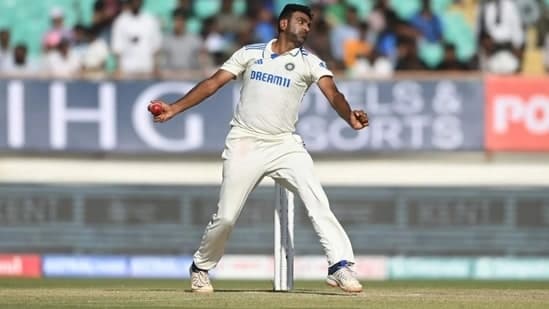 R Ashwin took 11 wickets and scored a century as he received another player of the series award. 