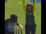 Alyssa Healy appeals for an lbw against Chamari Athapaththu