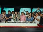 Sunny Deol rang in his 67th birthday on the sets of his upcoming film Jaat. Directors, including Raj Kumar Santoshi, Rahul Rawail and Anil Sharma, specially travelled to Hyderabad to celebrate Sunny's birthday. On Sunday, Sunny took to Instagram and thanked everyone for making him feel special on his birthday. For his special day, he was seen in green and orange outfits.