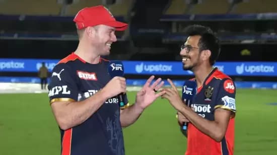 AB de Villiers and Yuzvendra Chahal shared RCB dressing room for many years.